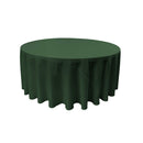 108" Round Drape Solid Tablecloth - Round Full Table Cover 3 Part Stitched Available in 84 Colors