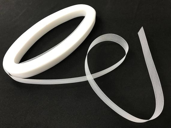 50 Yards 1 Inch WHITE Crinoline Horsehair Braid Trim-wedding-Prom-decorations.