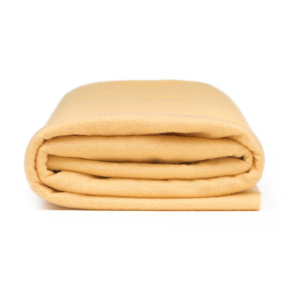 Flic Flac - 72" Wide Acrylic Felt Fabric - Butter -  Sheet For Projects Sold By The Yard