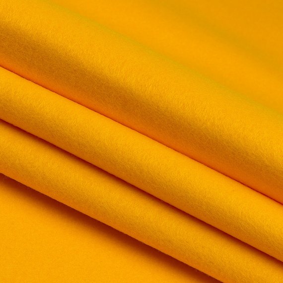 Flic Flac - 72" Wide Acrylic Felt Fabric - Gold - Sheet For Projects Sold By The Yard