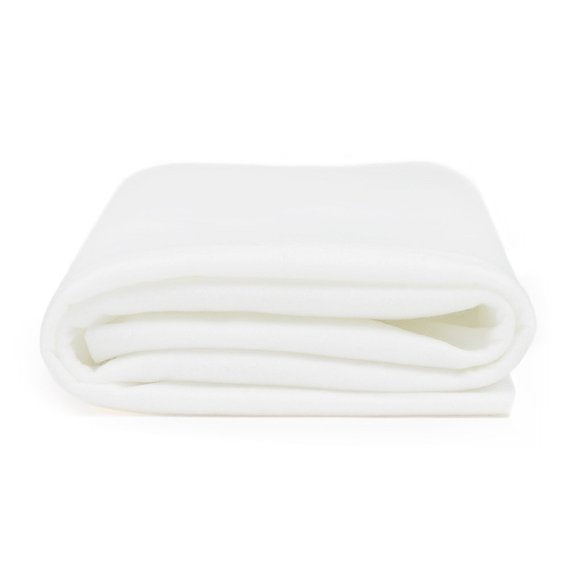 Flic Flac - 72" Wide Acrylic Felt Fabric - White -  Sheet For Projects  Sold By The Yard