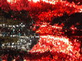 Flip Up Sequins Reversible Red Shiny-Black Sequins Fabric Dresses-Nightgowns-Prom Gown By Yard