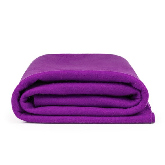 Flic Flac - 72" Wide Acrylic Felt Fabric - Plum -  Sheet For Projects Sold By The Yard
