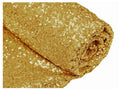 Mini Glitz Sequins - Yellow Gold -  Stretch Shiny Sequins Mesh Fabric Sold By The Yard
