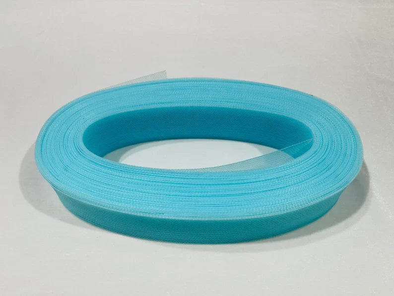 10 Yards 2 Inches - Aqua - Crinoline Horsehair Braid Trim-Wedding-Prom-Decorations