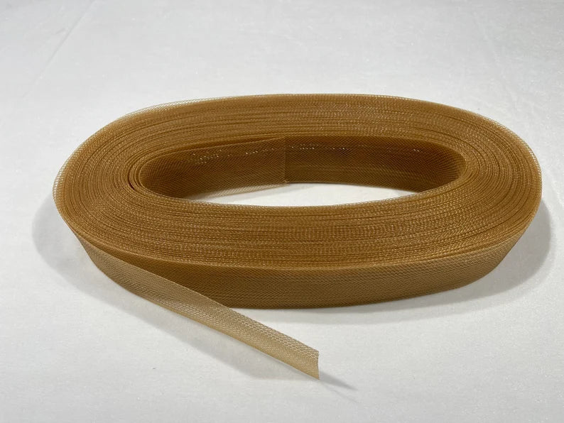 50 Yards 2 Inches - Copper - Crinoline Horsehair Braid Trim-Wedding-Prom-Decorations