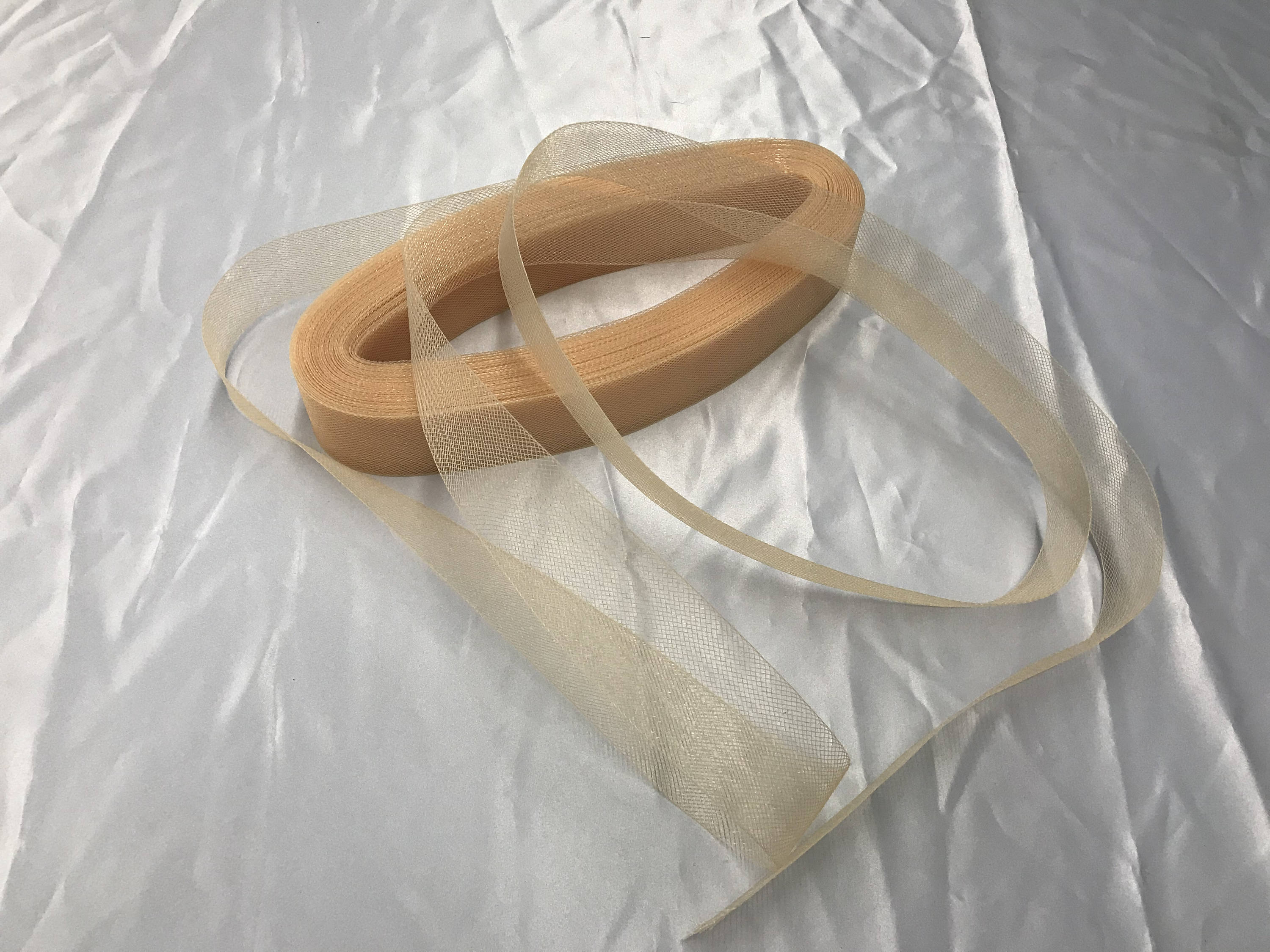 10 Yards 2 Inches CHAMPAGNE Crinoline Horsehair Braid Trim-wedding-Prom-decorations.