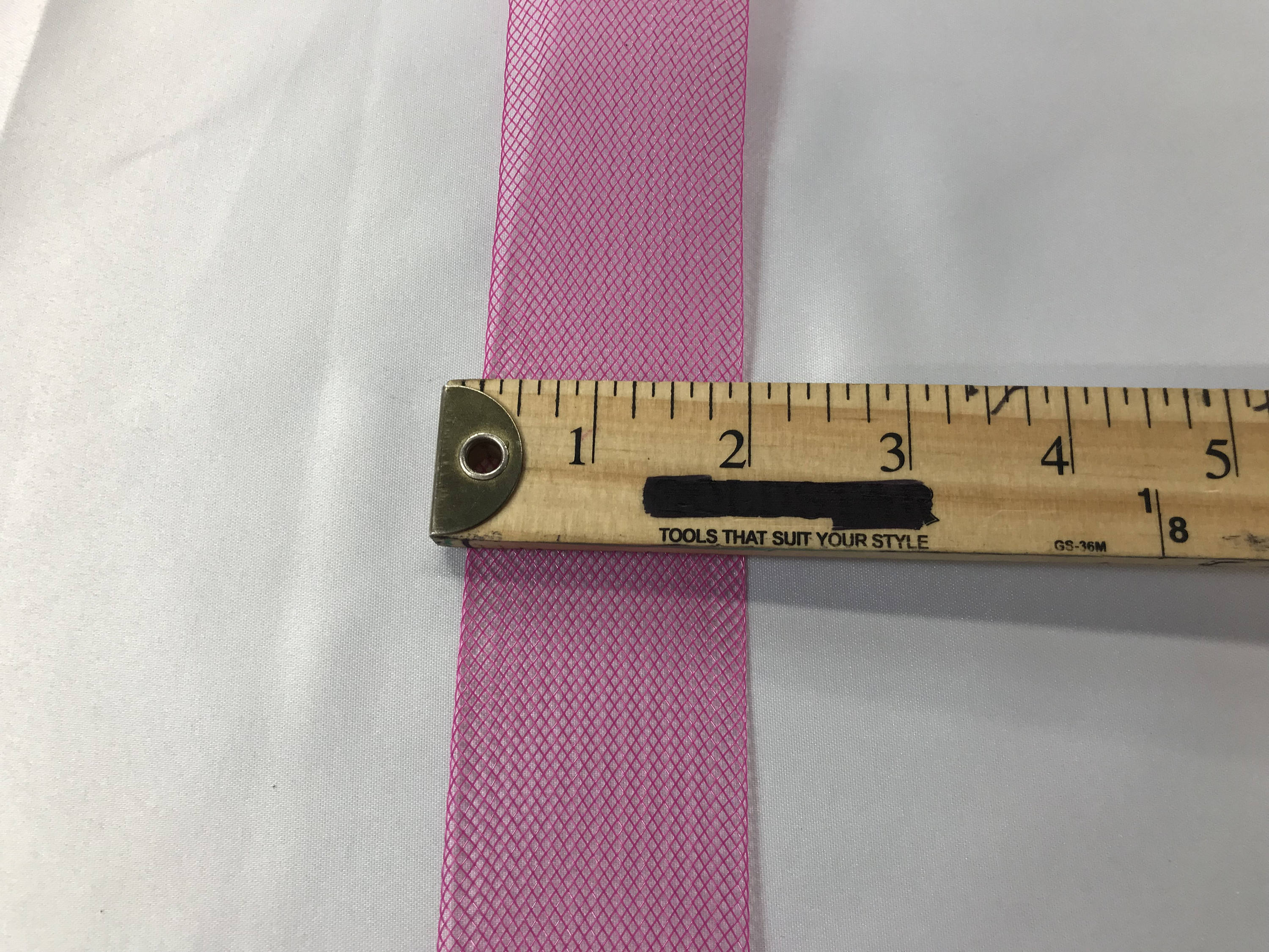 10 Yards 2 Inches FUCHSIA Crinoline Horsehair Braid Trim-wedding-Prom-decorations.
