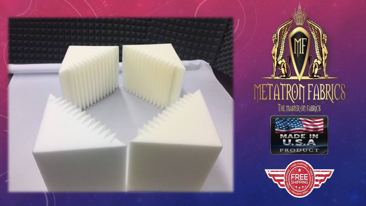 Acoustic Foam Bass Trap Studio Soundproofing Corner Wall 12" X 12" X 12" (8 PACK) Bass Trap White