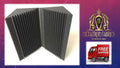 4 Pack Acoustic Foam Bass Trap Recording Studios Corner Wall 12" X 12" X 24"Bass Trap Charcoal