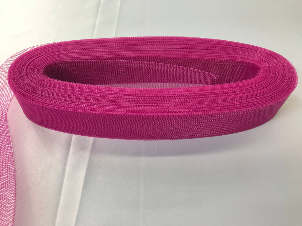 10 Yards 2 Inches FUCHSIA Crinoline Horsehair Braid Trim-wedding-Prom-decorations.