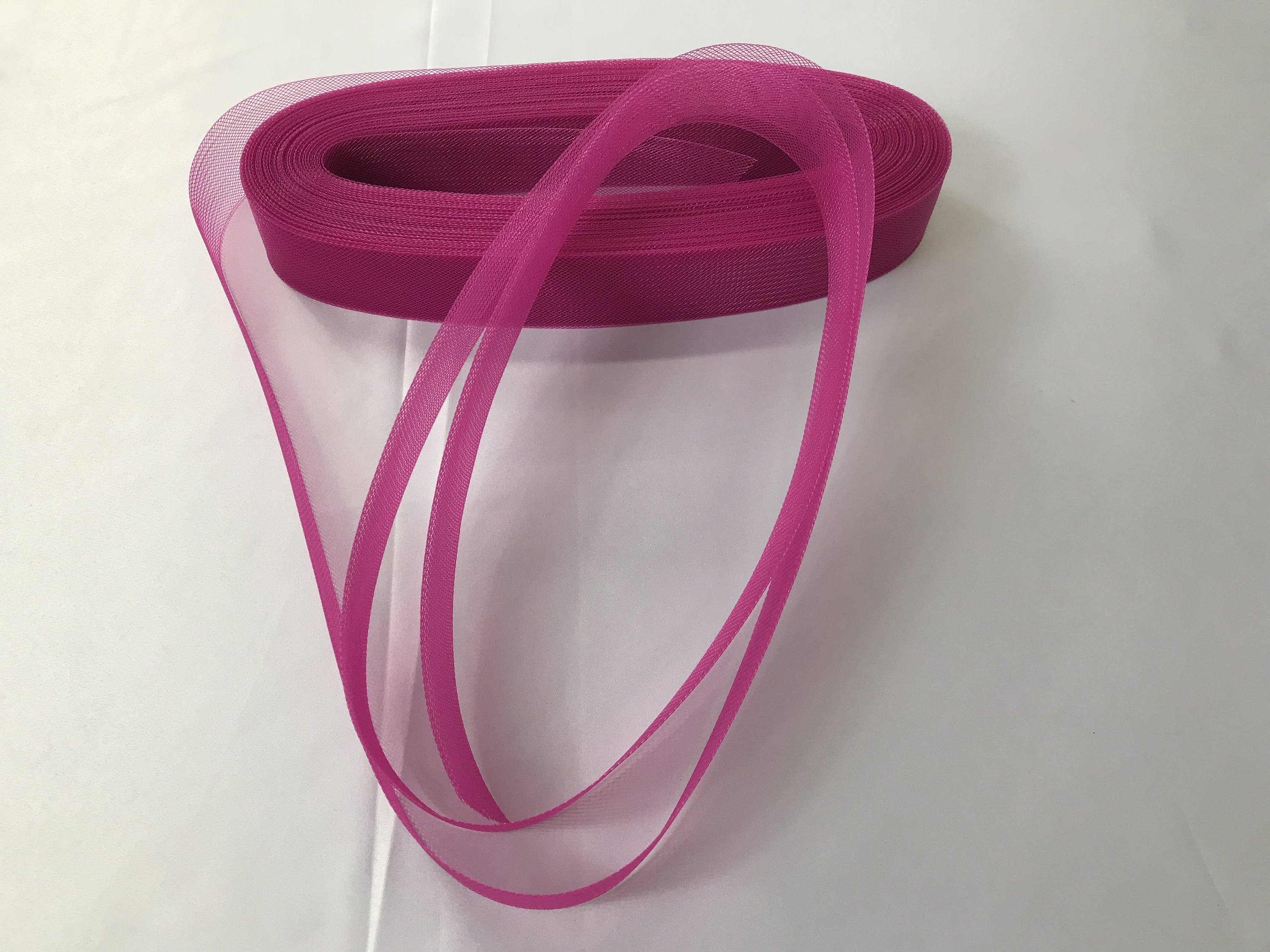 50 Yards 2 Inches FUCHSIA Crinoline Horsehair Braid Trim-wedding-Prom-decorations.