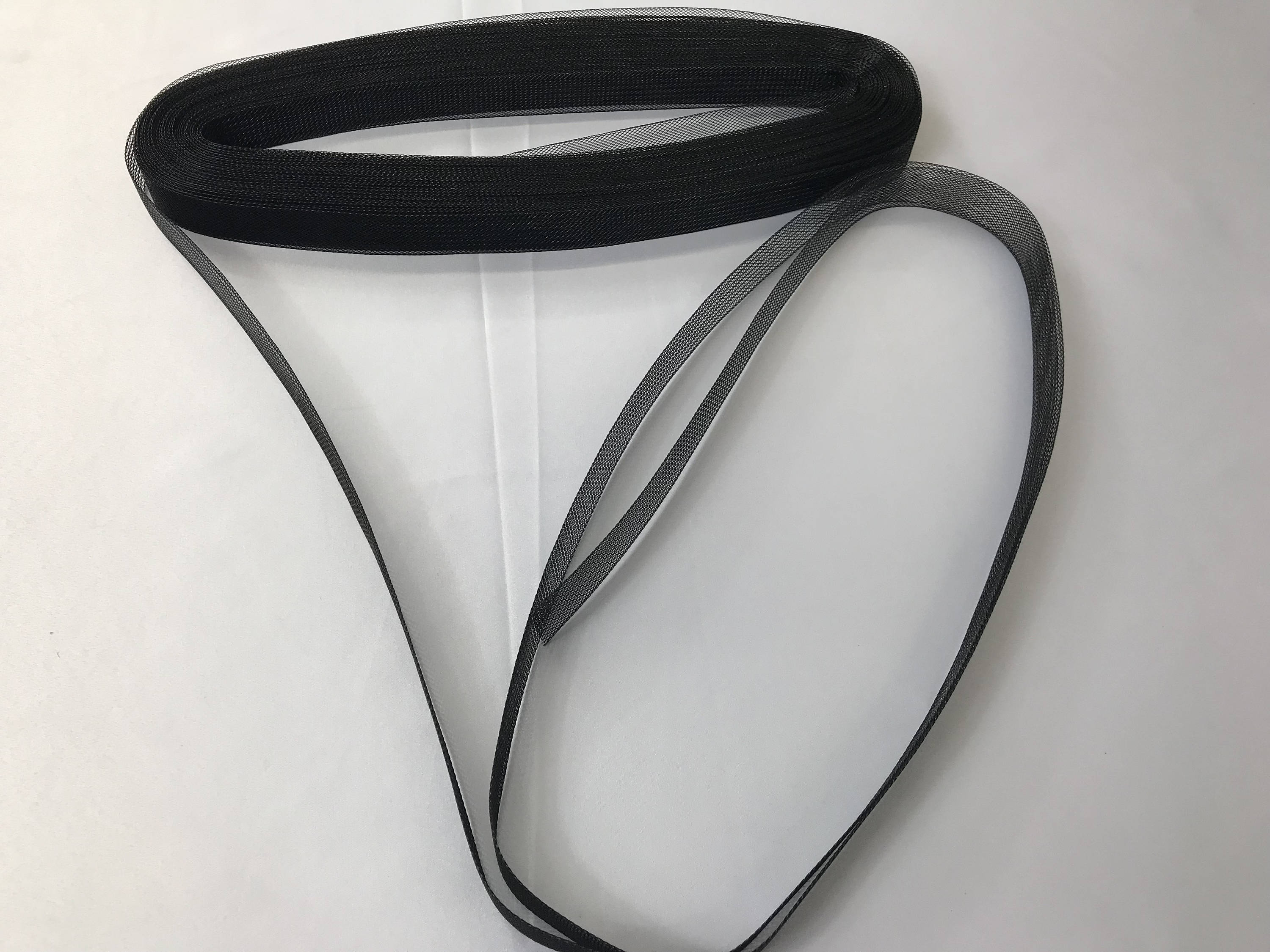 50 Yards 1 Inch BLACK Crinoline Horsehair Braid Trim-wedding-Prom-decorations.