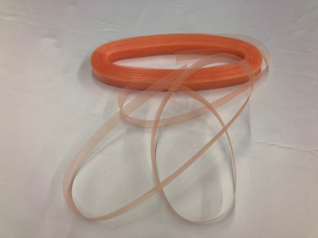 10 Yards 1 Inch PEACH Crinoline Horsehair Braid Trim-wedding-Prom-decorations.