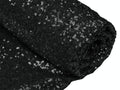 Mini Glitz Sequins - Black - Stretch Shiny Sequins Mesh Fabric Sold By The Yard
