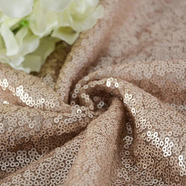 Mini Glitz Sequins - Shiny Sequins Embroidered on Mesh Fabric - Pick Color - 30 Yard Roll