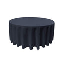 72" Round Drape Solid Tablecloth - Round Full Table Cover 3 Part Stitched Available in 84 Colors
