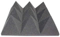 Acoustic Pyramid 4"X 24"X 24" (12 Pack) Studio Foam by Soundproof Acoustical Foam Panels Sound