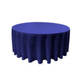 84" Round Drape Solid Tablecloth - Round Full Table Cover 3 Part Stitched Available in 84 Colors