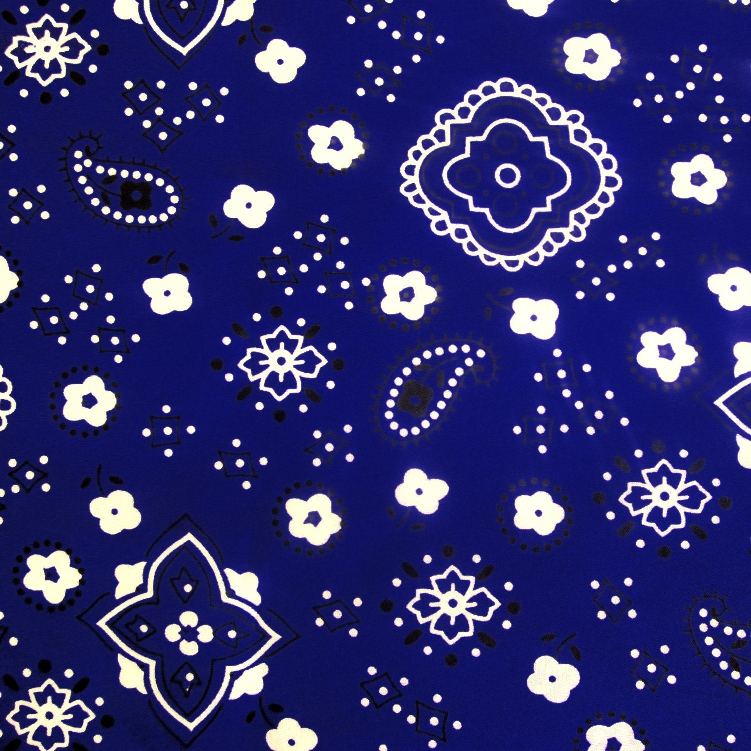 50 Yards Poly Cotton Print Bandana 60 Inch Fabric  - Fabric Bandana Print