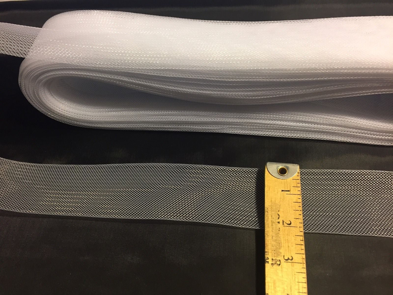 50 yards 2 Inches Ivory Crinoline Horsehair Braid Trim-Wedding-Bridal-Nightgown-Prom-Decorations