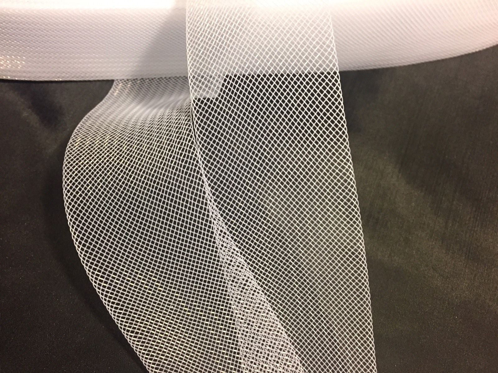 10 yards 2 Inches  White Crinoline Horsehair Braid Trim-Wedding-Bridal-Nightgown-Prom-Decorations