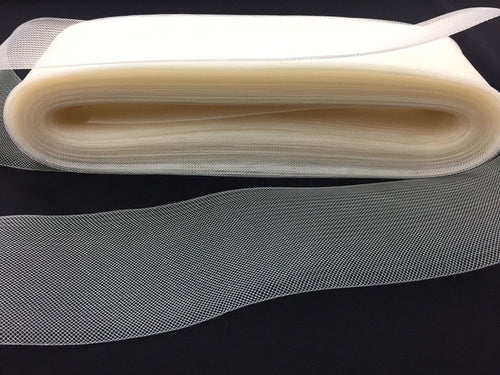 10 yards 4 Inches IVORY Crinoline Horsehair Braid Trim-Wedding-Bridal-Nightgown-Prom-Decorations