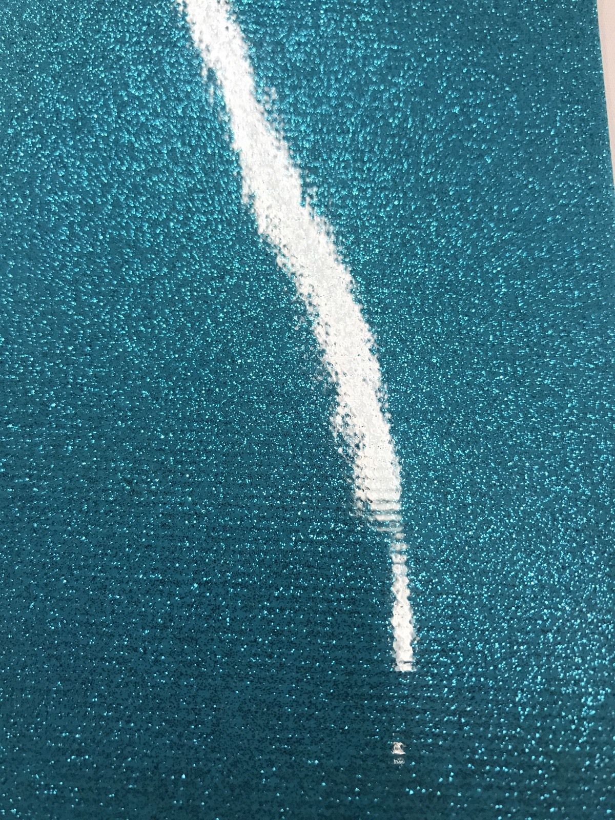 Vinyl Fabric - Turquoise Shiny Sparkle Glitter Leather PVC - Upholstery By The Yard