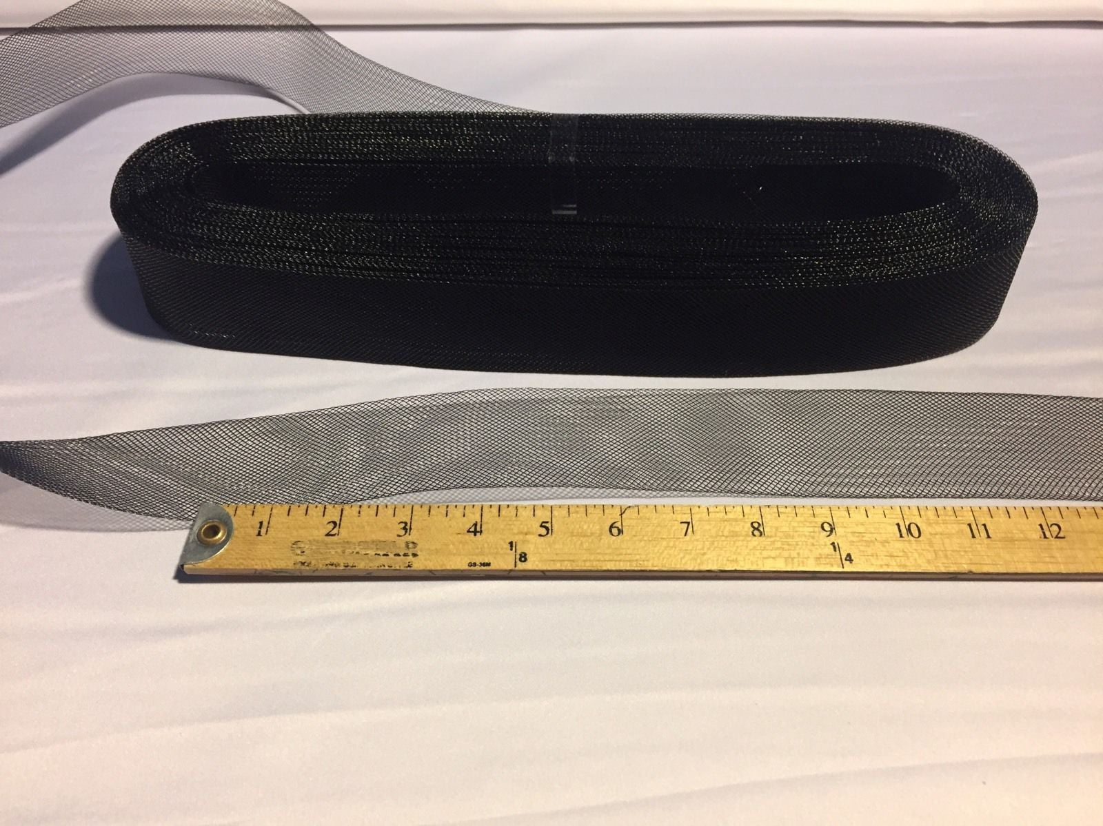 10 yards 2 Inches Black Crinoline Horsehair Braid Trim-Wedding-Bridal-Nightgown-Prom-Decorations