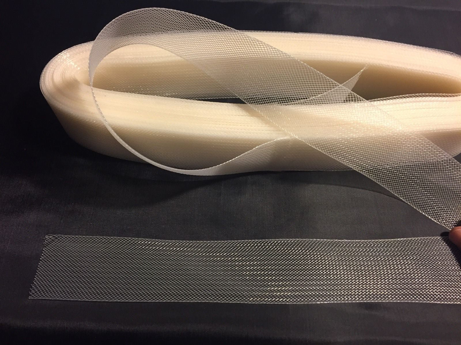 50 yards 2 Inches Ivory Crinoline Horsehair Braid Trim-Wedding-Bridal-Nightgown-Prom-Decorations
