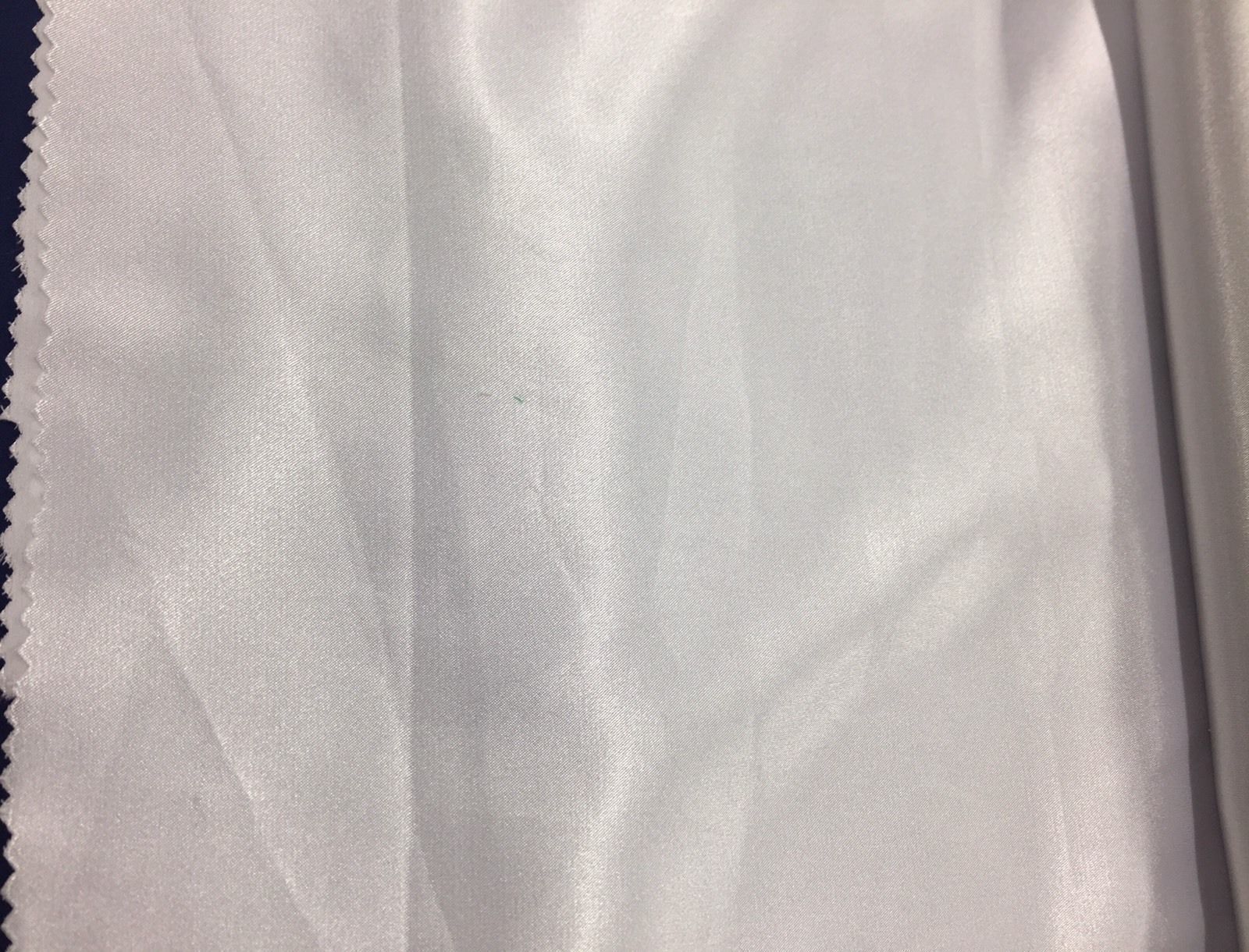 Stretch 60" Charmeuse Satin Fabric - WHITE - Super Soft Silky Satin Sold By The Yard