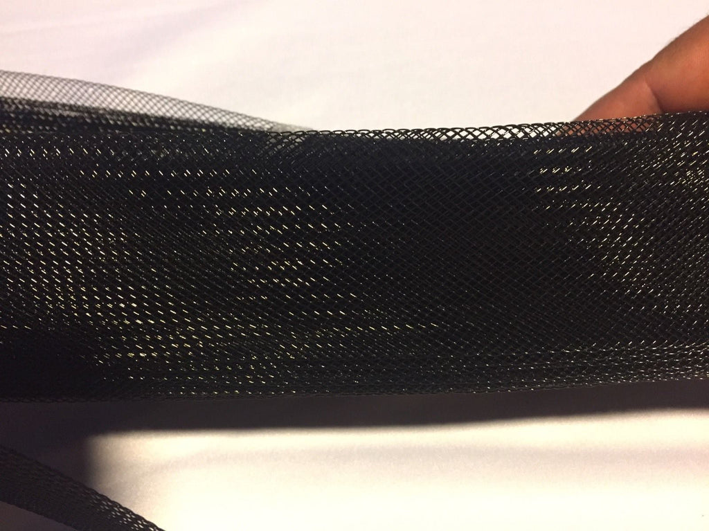 10 yards 2 Inches Black Crinoline Horsehair Braid Trim-Wedding-Bridal-Nightgown-Prom-Decorations