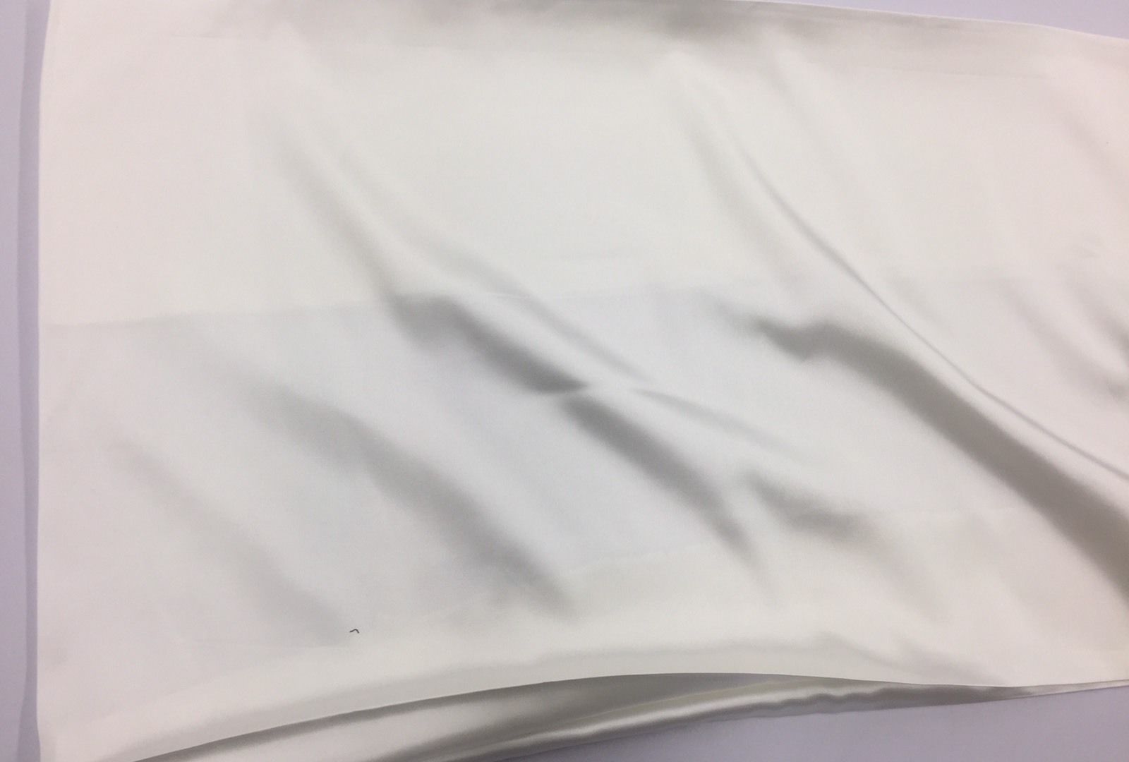 Stretch 60" Charmeuse Satin Fabric - WHITE - Super Soft Silky Satin Sold By The Yard