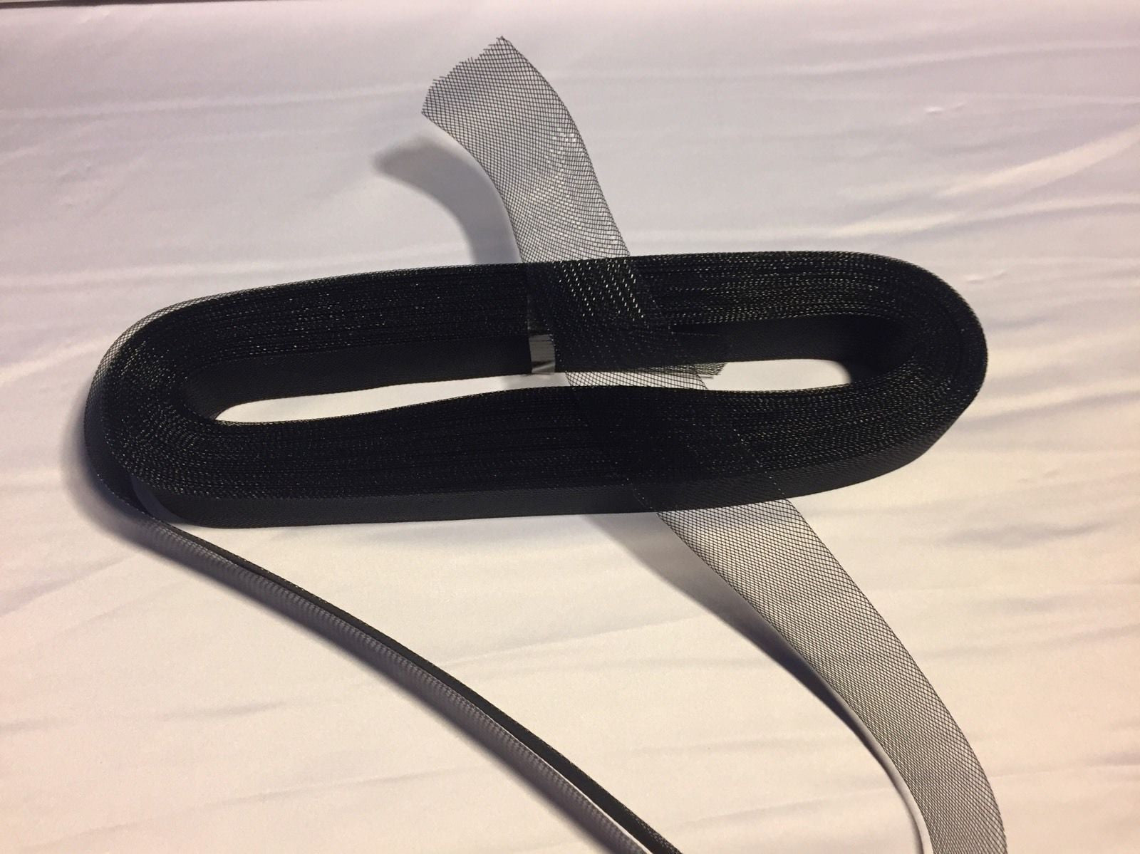 50 yards 2 Inches Black Crinoline Horsehair Braid Trim-Wedding-Bridal-Nightgown-Prom-Decorations
