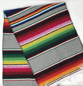 Mexican Sarape - Silver - Table Runner 14" Wide by 84" Long Table Runner/Fiesta Table Runner