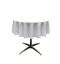 42" Solid Round Tablecloth - Over Lay Round Table Cover for Events Available in Different Sizes
