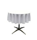 58" Solid Round Tablecloth - Over Lay Round Table Cover for Events Available in Different Sizes