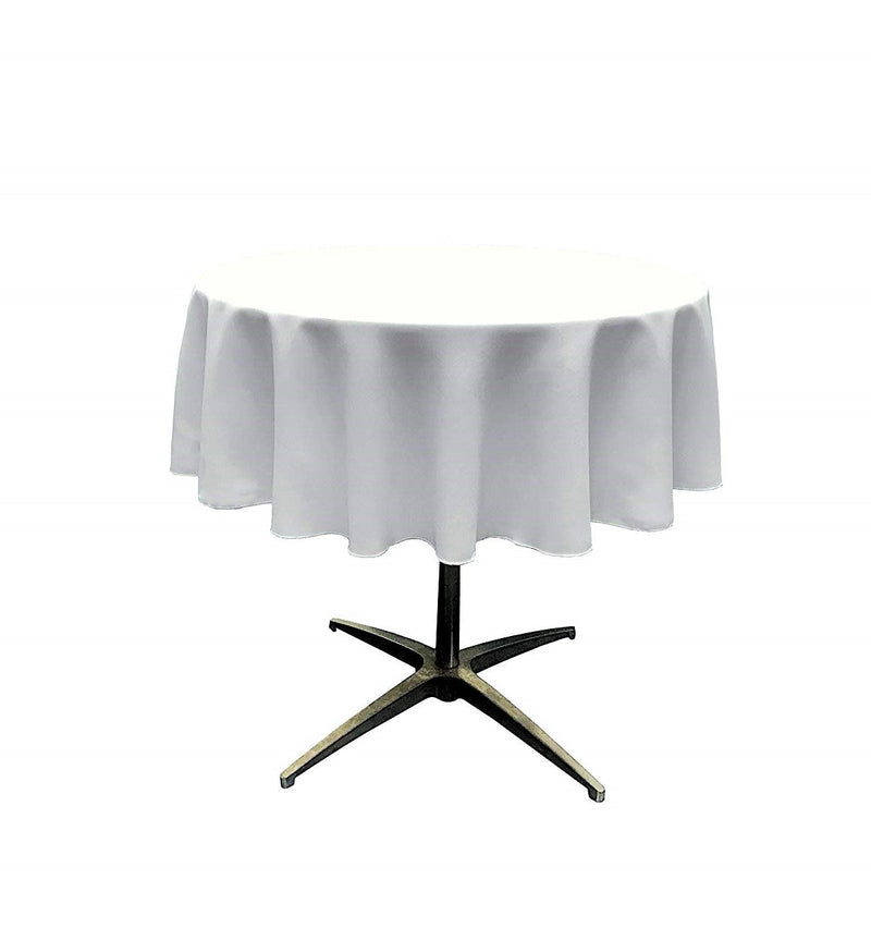 45" Solid Round Tablecloth - Over Lay Round Table Cover for Events Available in Different Sizes