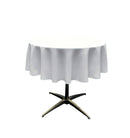 36" Solid Round Tablecloth - Over Lay Round Table Cover for Events Available in Different Sizes