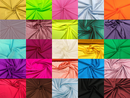 58" Shiny Milliskin Fabric - 4 Way Stretch Milliskin Shiny Fabric by The Yard (Pick a Color)