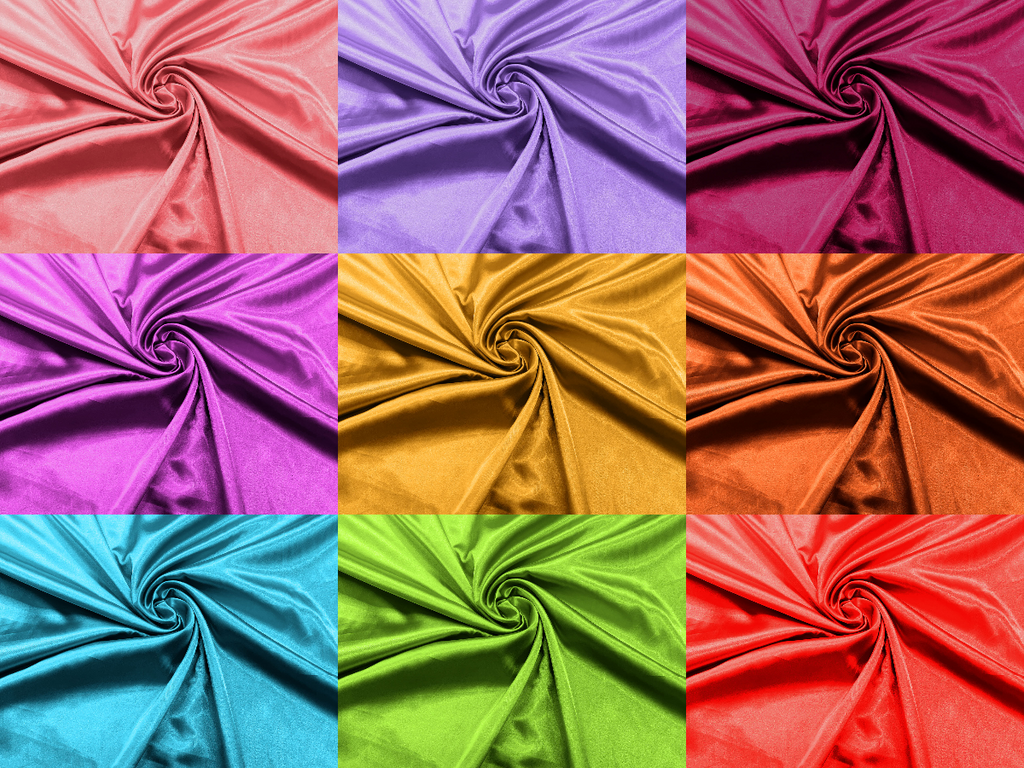 Satin Stretch Silky Fabric - 60
