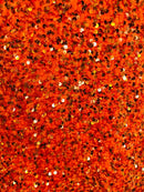 Velvet Stretch Sequins - Orange Sequin on Orange 2 Way Stretch Velvet Fabric 58/60”