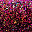 Velvet Stretch Sequins - Multicolor Sequins on Black 2 Way Stretch Velvet Fabric 58/60”