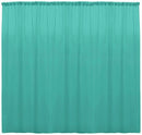 10 Ft. Wide X 9 Ft. Tall Curtain Polyester Backdrop High Quality Drape Rod Pocket [Pick A Color]