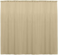 10 ft Wide X 15 ft Tall Curtain Polyester Backdrop High Quality Drape Rod Pocket [Pick A Color]