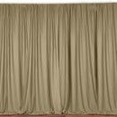 10 ft. Wide X 8 ft. Tall Curtain Polyester Backdrop High Quality Drape Rod Pocket [Pick A Color]