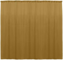 10 Ft. Wide X 9 Ft. Tall Curtain Polyester Backdrop High Quality Drape Rod Pocket [Pick A Color]