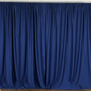 6 Ft. Wide X 8 Ft. Tall - Navy Blue Curtain Polyester Backdrop High Quality Drapes with Rod Pocket