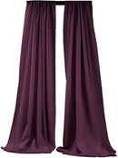 5 Ft Wide X 10 Ft Tall Curtain Polyester Backdrop High Quality Drape Rod Pocket [Pick A Color]