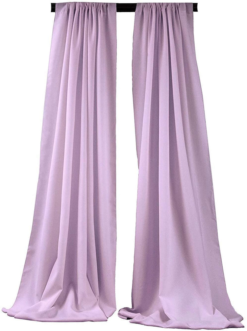 5 Ft Wide X 10 Ft Tall Curtain Polyester Backdrop High Quality Drape Rod Pocket [Pick A Color]